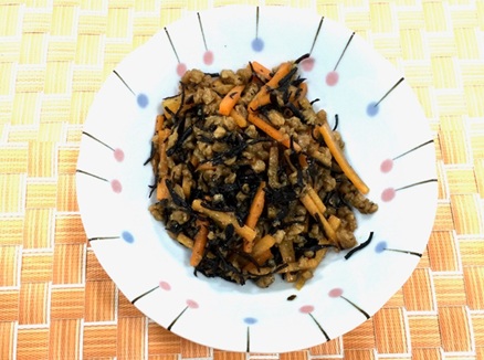 大豆ミートとひじきの炒り煮