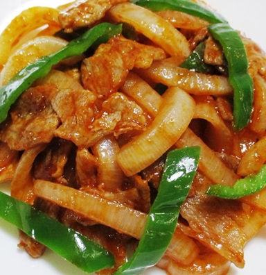 大豆ミートのケチャップ炒め